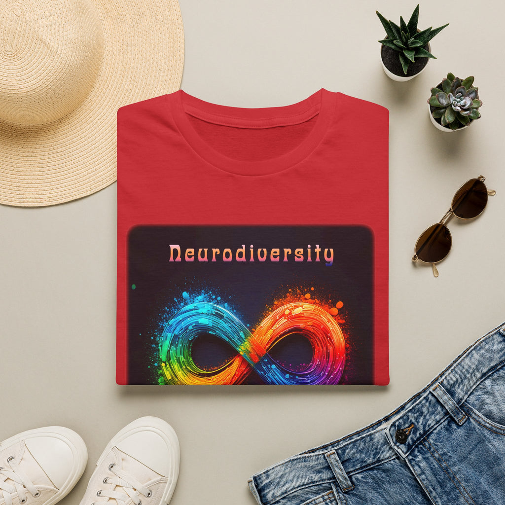 Neurodiversity Infinity T-Shirt — Brighten Our World Rainbow Design