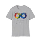 Neurodivergent Infinity T-Shirt — "We Survive, We Thrive, We Are Blessed" Pride Tee