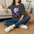 Violet Elven Woman Portrait T-Shirt