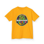 Kids T‑Shirt — "Neurodivergent Iguana" Colorful Pride Tee