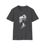 Women’s Portrait Tee — Artistic Side Profile Face Graphic T-Shirt