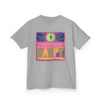 Neurodivergent and Happy Kids Tee — Bright Retro Pride Shirt