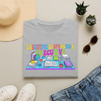 Executive Dysfunction T-Shirt — Colorful Desk Illustration