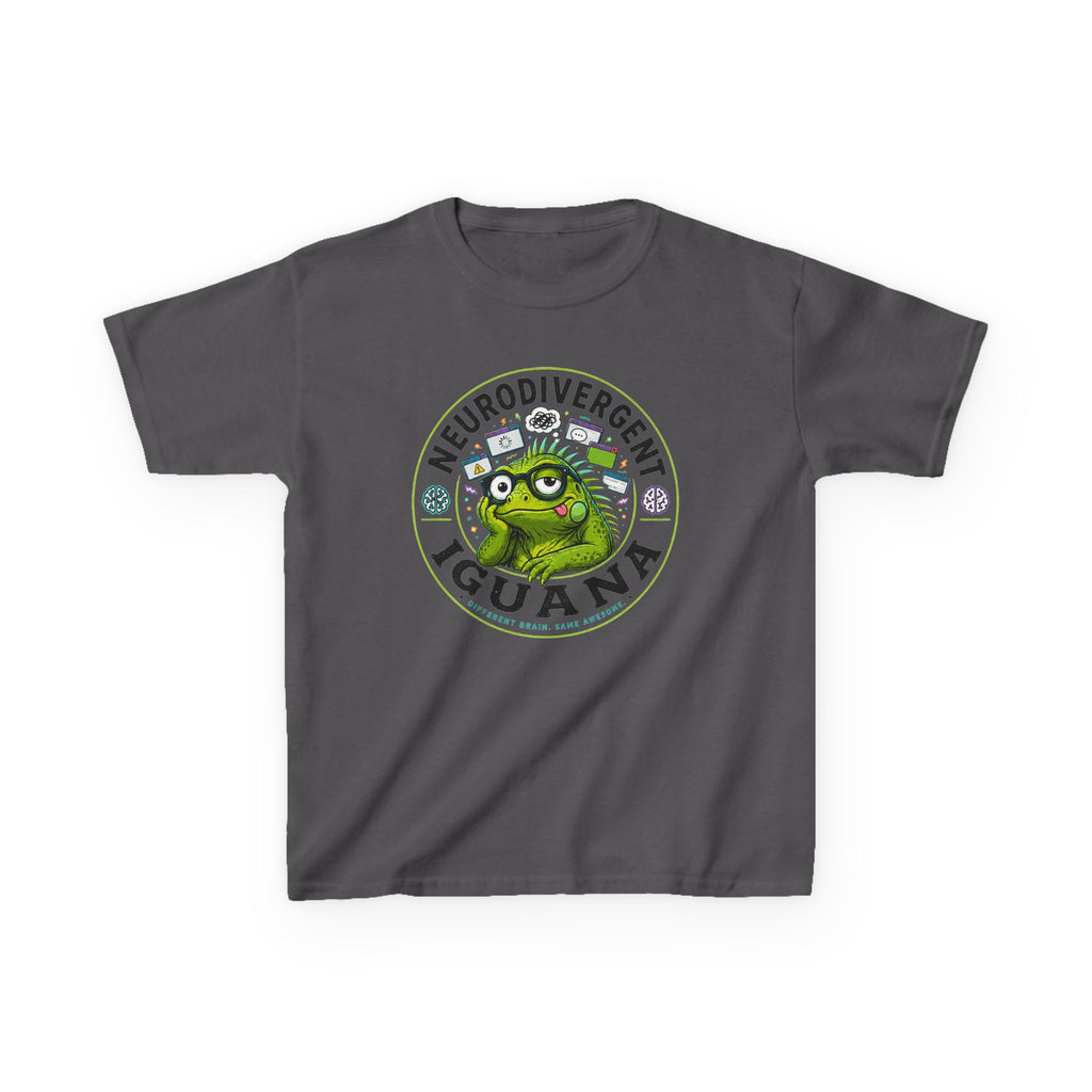 Neurodivergent Iguana Kids Tee