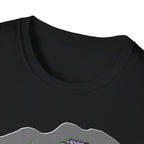 Neurodivergent Iguana Graphic T‑Shirt — Pride-Lit Earthtone Design