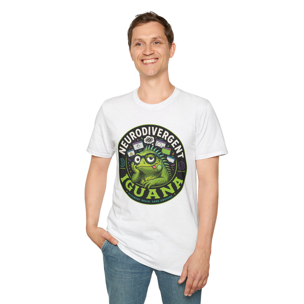 Neurodivergent Iguana T-Shirt