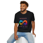 Neurodiversity Infinity T-Shirt — Brighten Our World Rainbow Design
