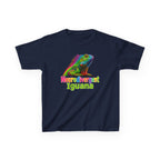 Kids T‑Shirt — Colorful "Neurodivergent Iguana" Graphic Tee