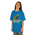Kids T‑Shirt — Colorful "Neurodivergent Iguana" Graphic Tee