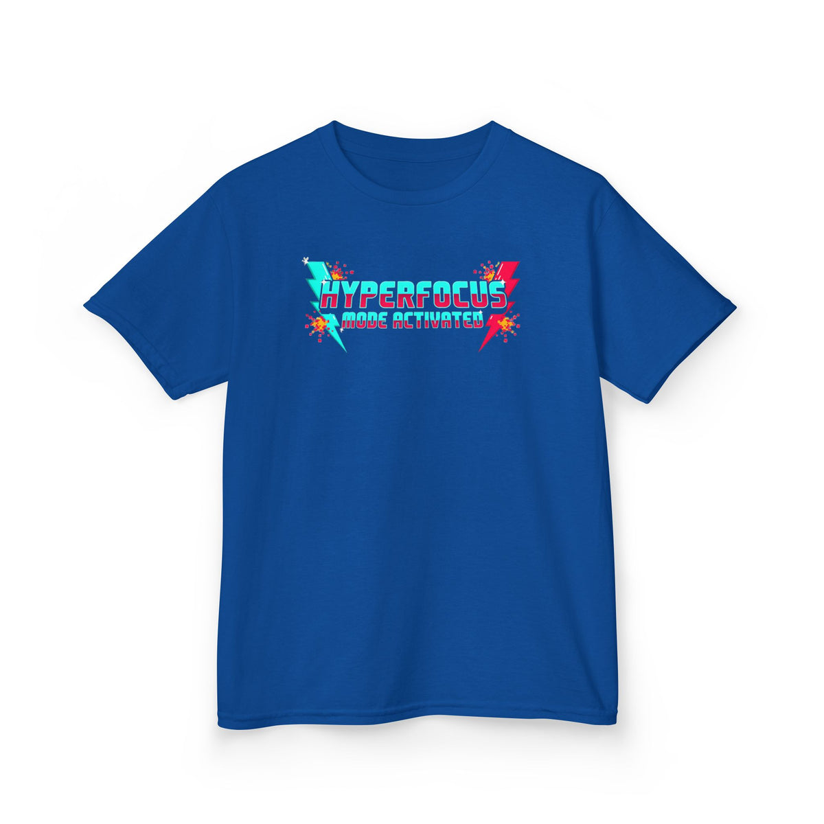 Kids Tee — "Hyperfocus Mode Activated" Retro Gaming Graphic