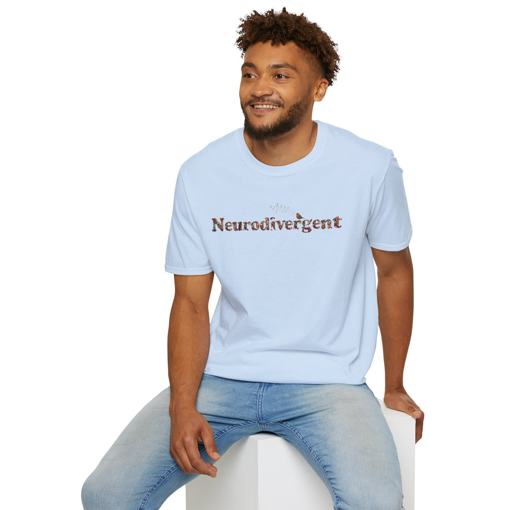 Neurodivergent Statement T-Shirt — Minimalist Pride Tee for Neurodiversity Awareness