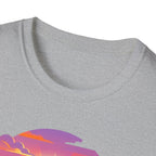 Clarity Please T-Shirt — "Clarity, please. Say what you really mean." Sunset Lightbulb Graphic