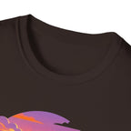 Clarity Please T-Shirt — Retro Sunset Lightbulb "Say What You Actually Mean" Graphic Tee